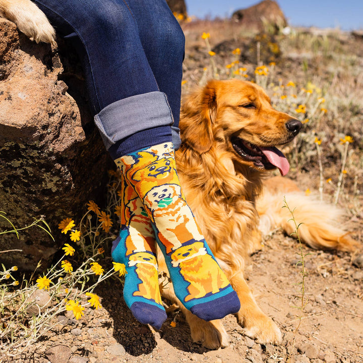 Life Is Golden (Golden Retriever) Socks