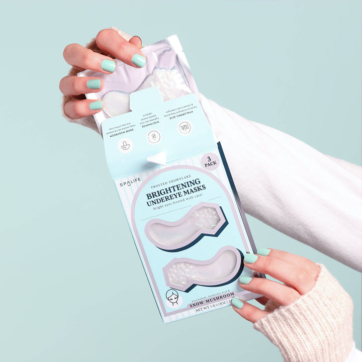 Christmas Holiday Frosted Snowflake Hydrogel Undereye Masks