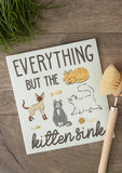 Everything but the Kitten Sink Swedish Dishcloth