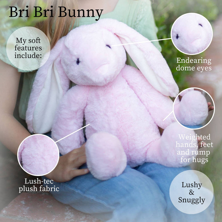 WS Lushee 16 in - BriBri Pink Bunny
