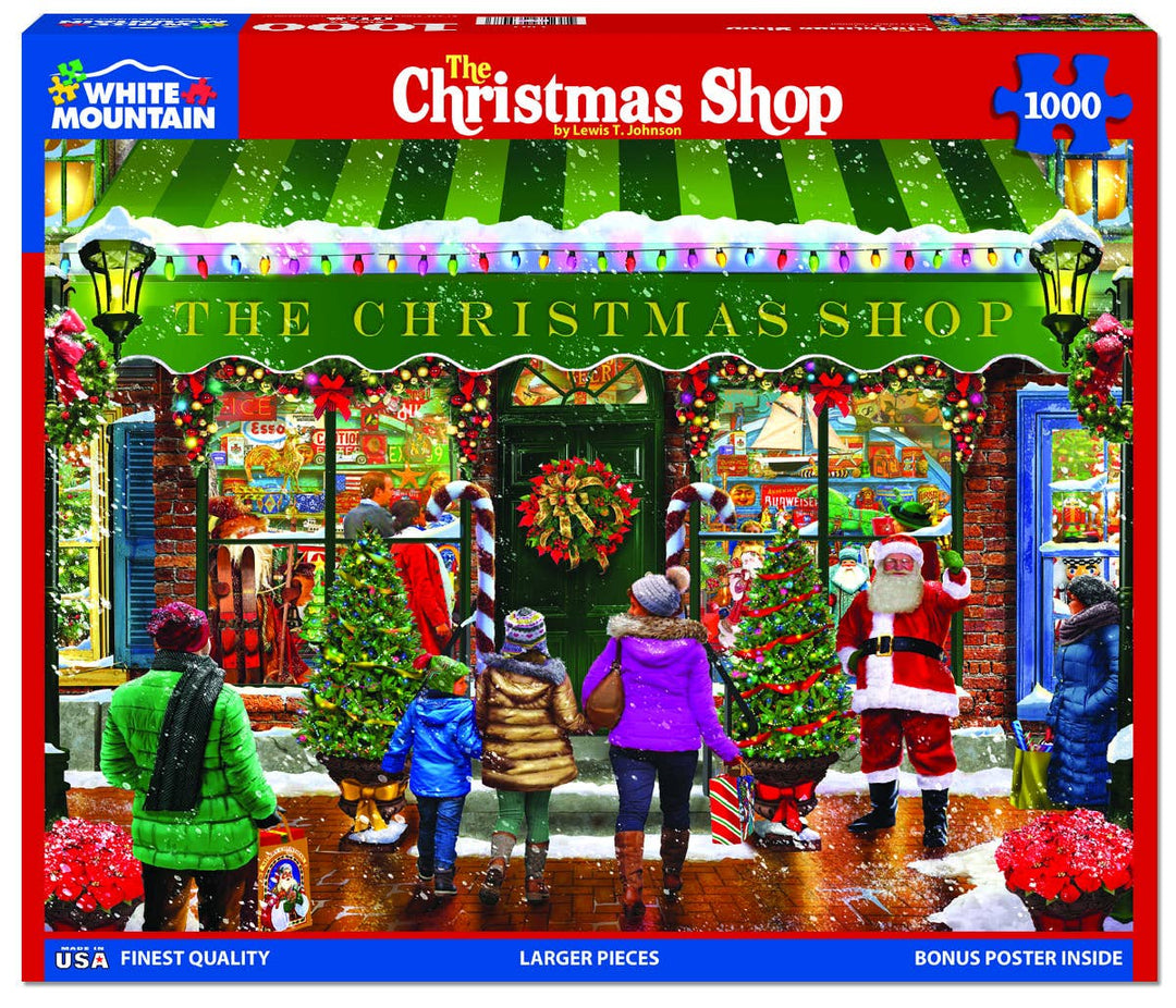 The Christmas Shop (1792pz) - 1000 Piece Jigsaw Puzzle