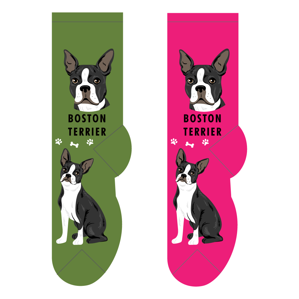 Boston Terrier Socks