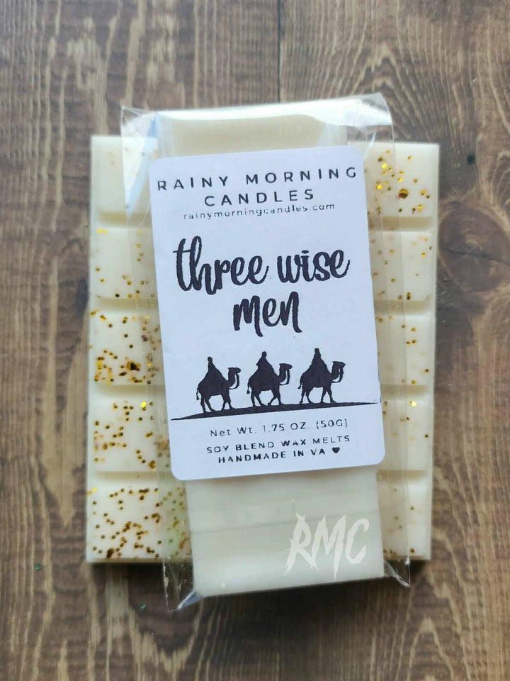 Three Wise Men | Frankincense + Myrrh | Snap Bar Wax Melts