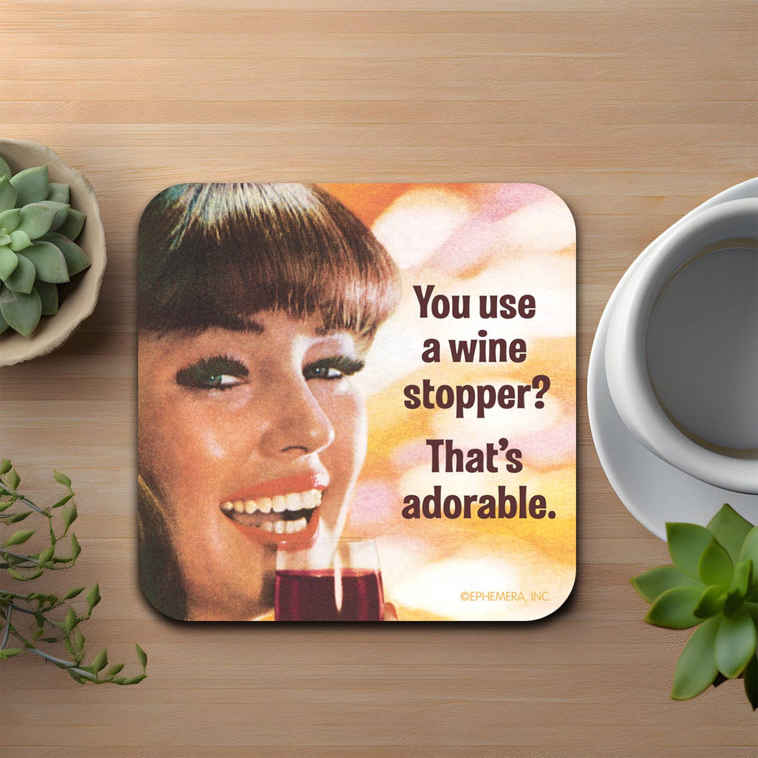 You Use a Wine Stopper Coaster