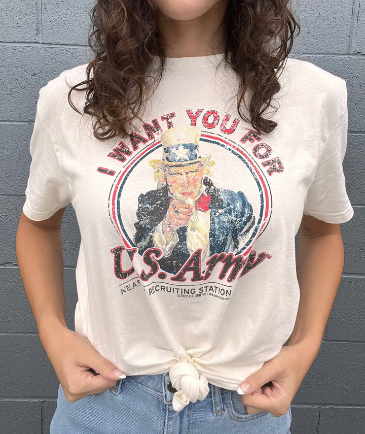 Uncle Sam I want YOU for U.S. Army Historical Poster Tee
