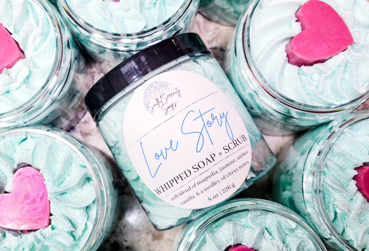 Love Story Whipped Soap + Scrub