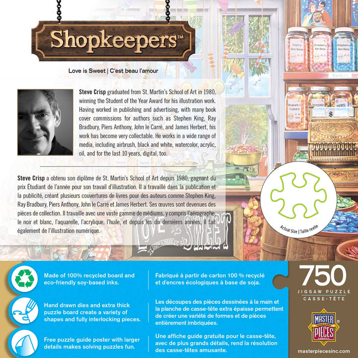 Shopkeepers - Love is Sweet 750 Piece Puzzle