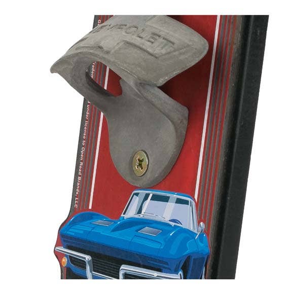 Chevrolet Corvette Wall Bottle Opener