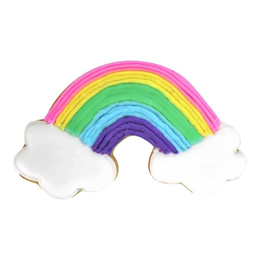 Rainbow Cookie Cutter (4.75")