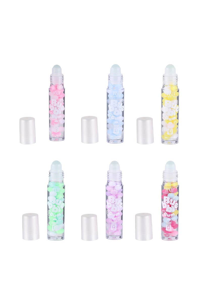 Romantic Beauty LO-8450 Bubble Gum Rollerball Lip Oil