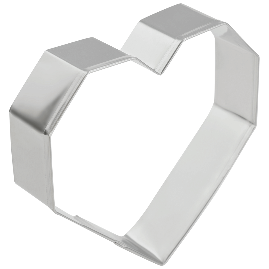 Geo Heart Cookie Cutter (3.5")