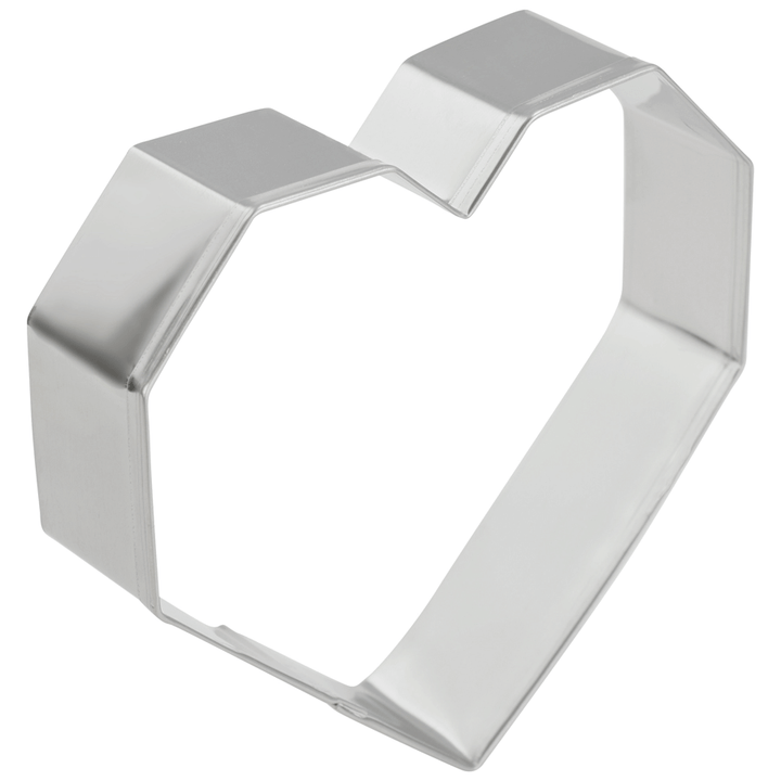 Geo Heart Cookie Cutter (3.5")