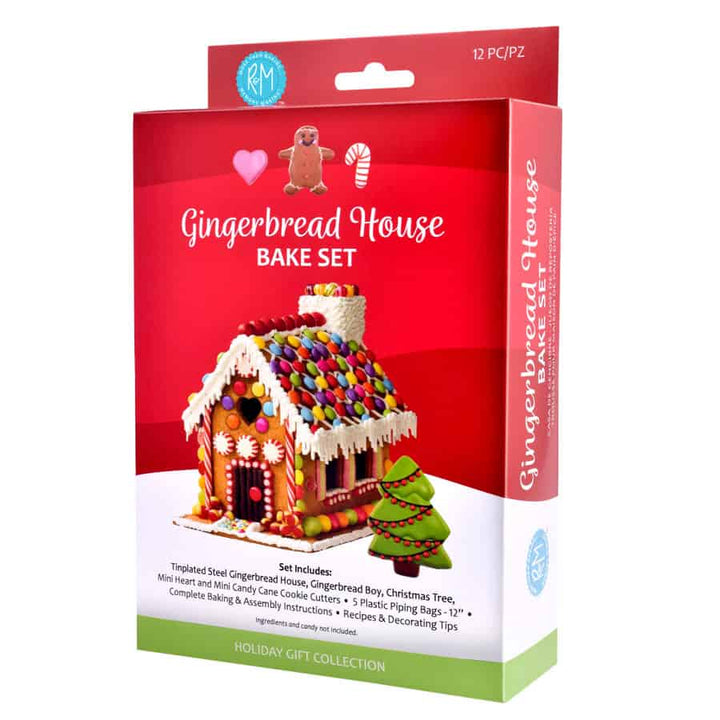 Gingerbread House 12 PC Bake Set