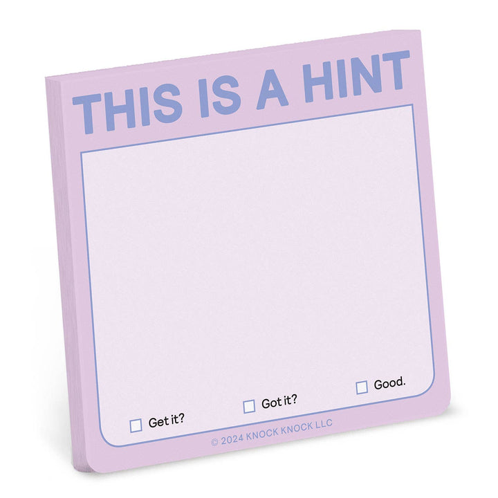 This Is a Hint Sticky Note