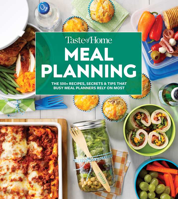 Taste of Home Meal Planning by