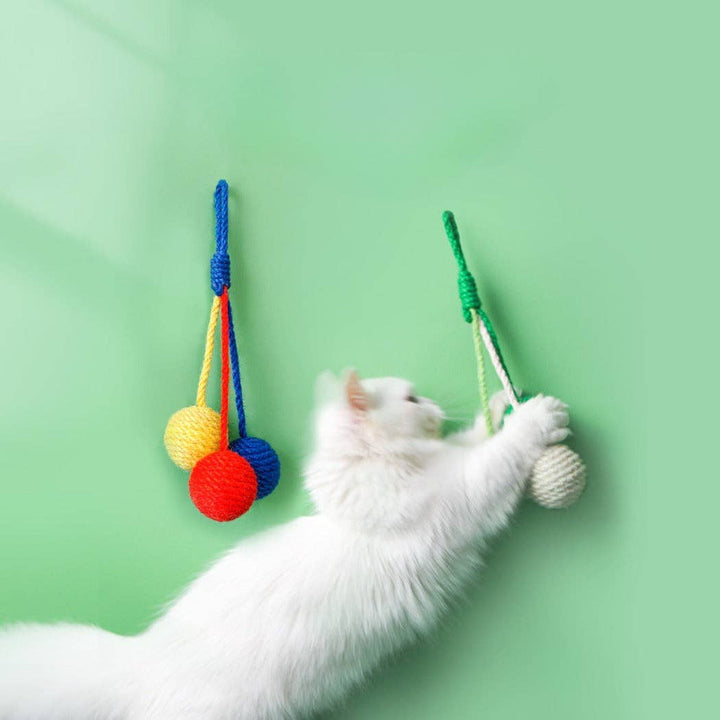 Moo - Rope Ball Sound Cat Toy