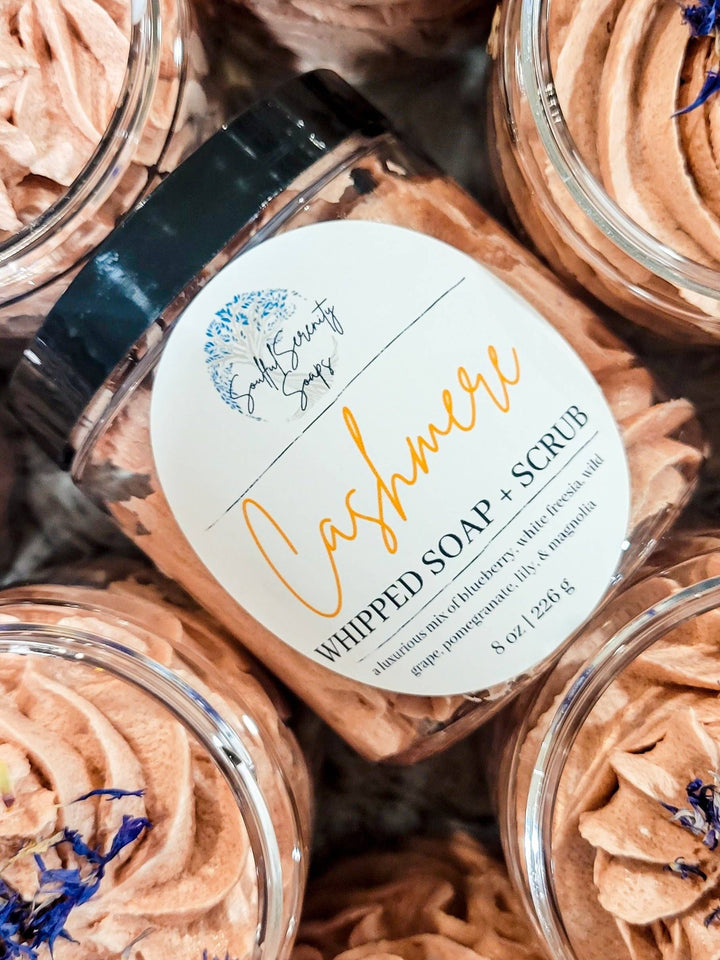 Cashmere Whipped Soap + Scrub