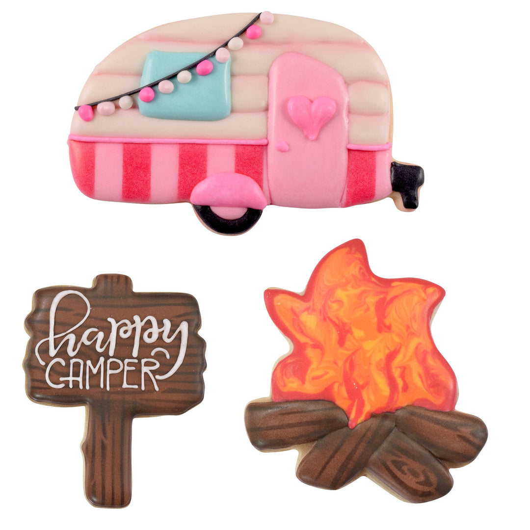 Happy Camper 3 PC Cookie Cutter Set