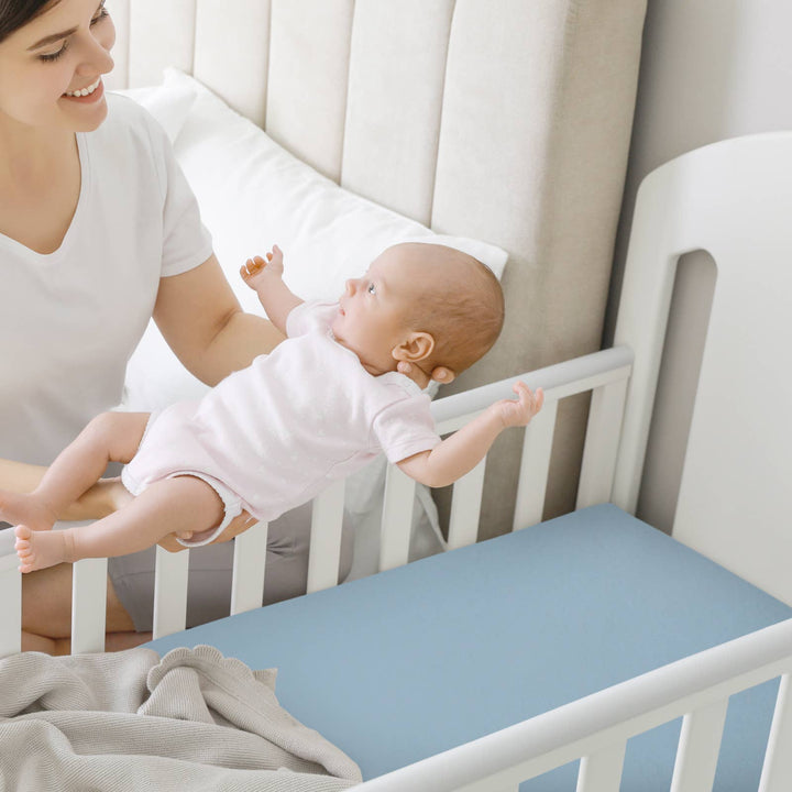 KeaBabies Isla Fitted Mini Crib Sheets, Pack and Play Sheet