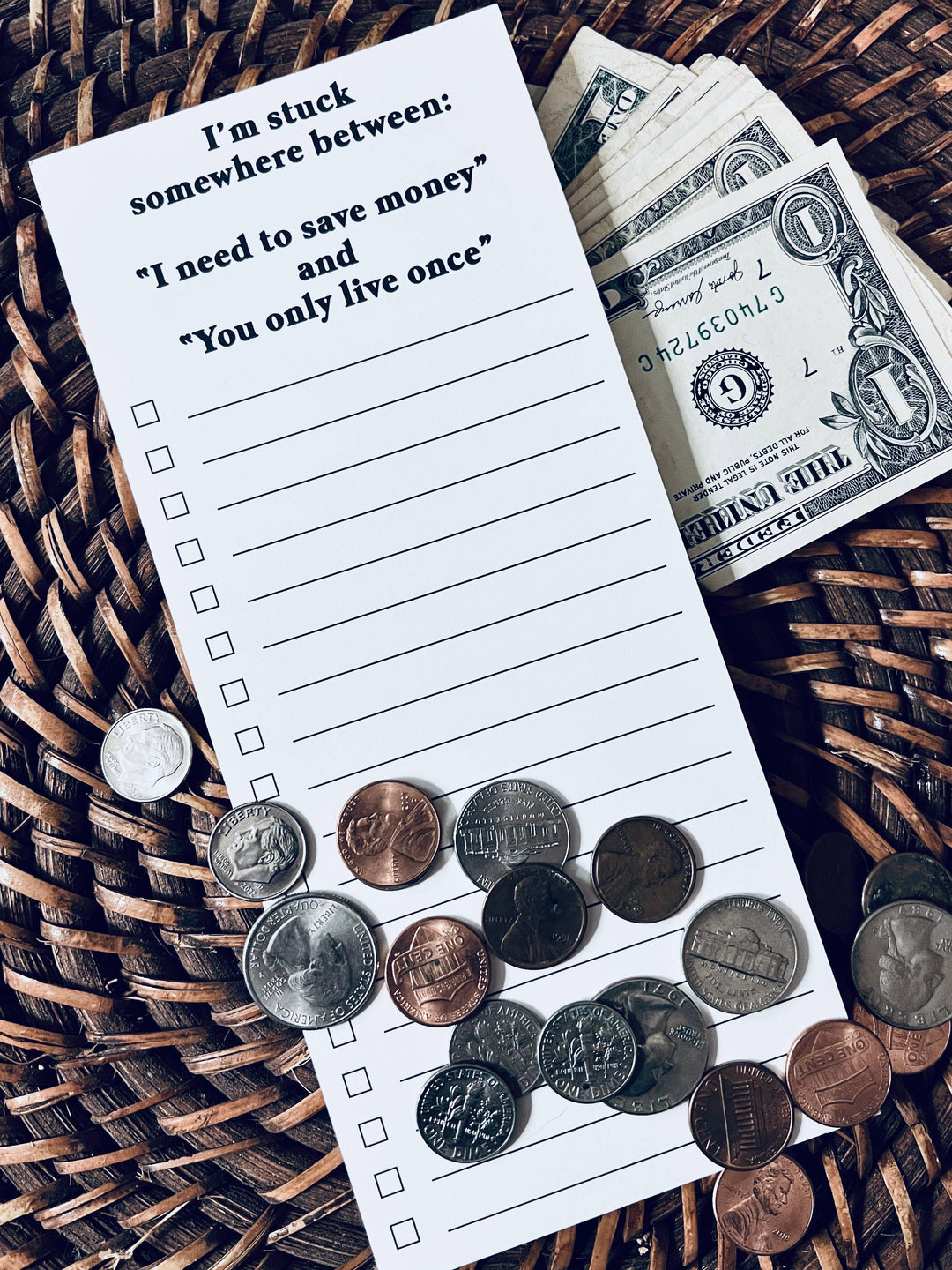 Stuck somewhere between save money & YOLO