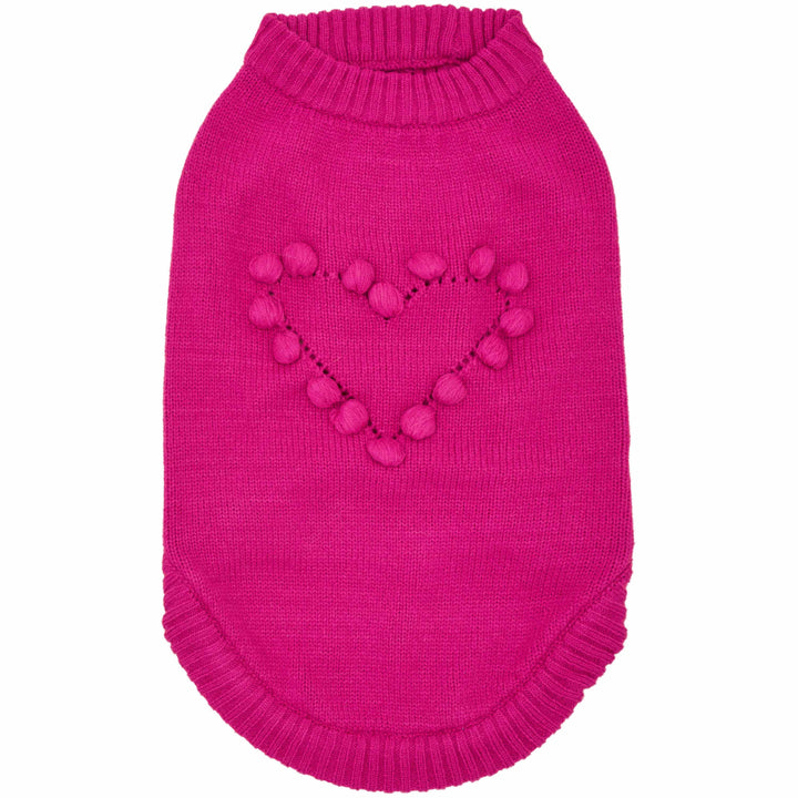 For Love of Pets - Heart Designer Dog Sweater