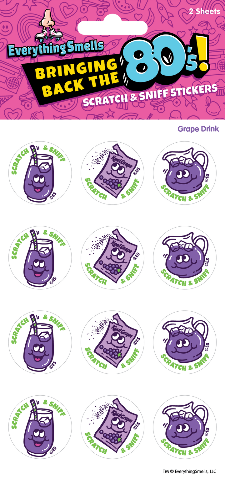 Grape Drink EverythingSmells Scratch & Sniff Stickers