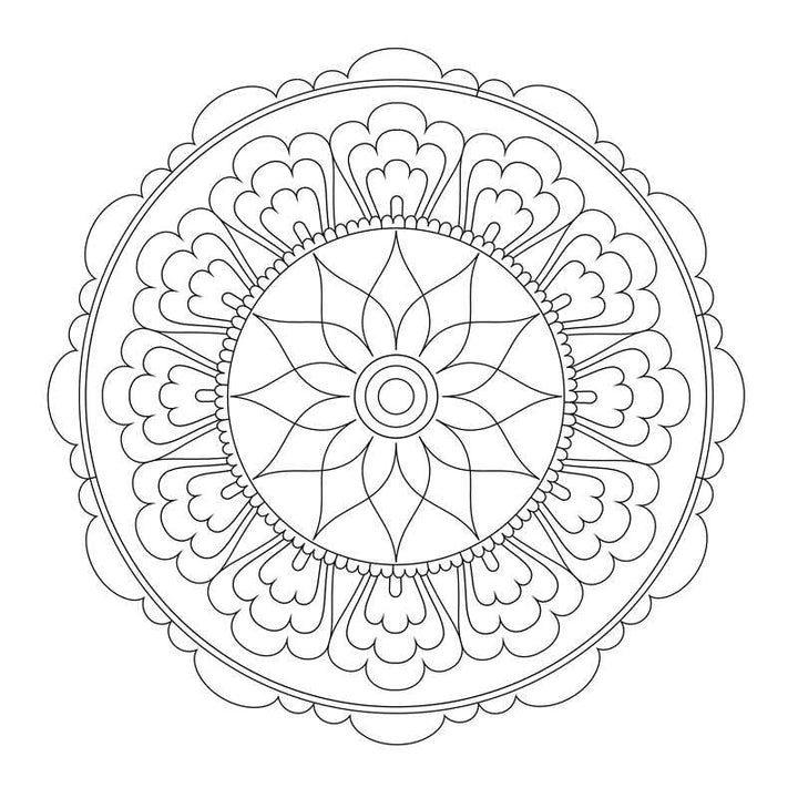 Pretty Simple Coloring: Mandalas by Adams Media