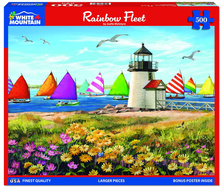 Rainbow Fleet (1839pz) - 500 Piece Jigsaw Puzzle