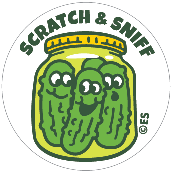 Dill Pickles EverythingSmells Scratch & Sniff Stickers