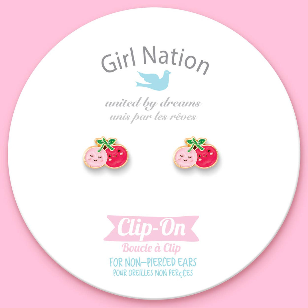 CLIP ON Cutie Earrings- I Cherry-ish You