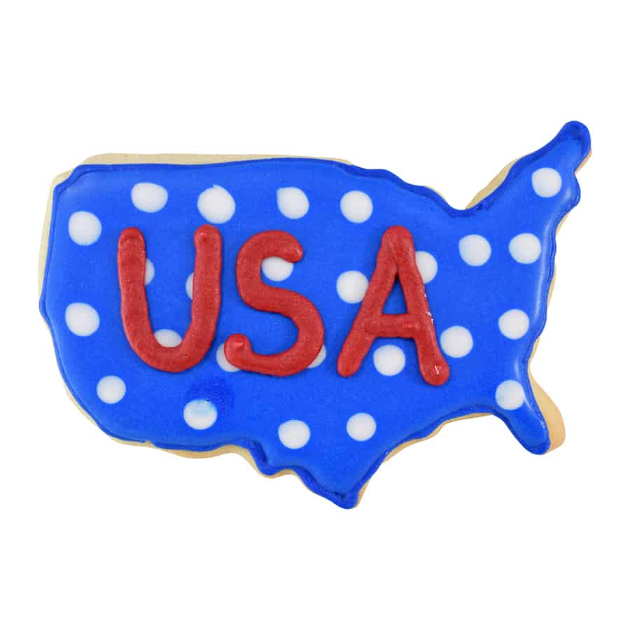 USA Map Cookie Cutter (4.25")