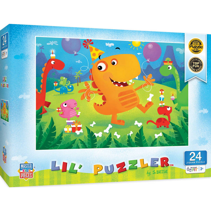 Lil Puzzler - Dino Party 24 Piece Puzzle