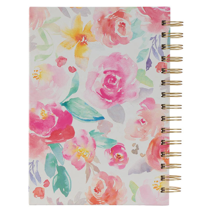 All Things Through Christ Multi-colored Floral Large Wirebou