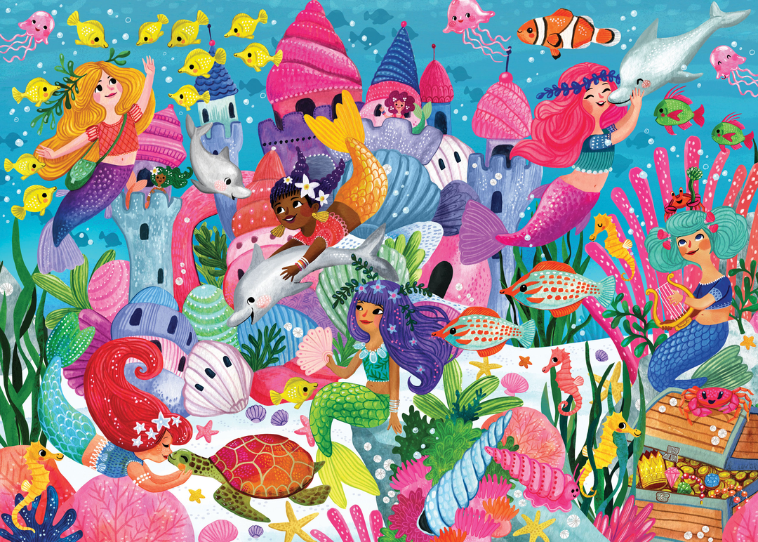 Mermaid Adventure Kids' Floor Puzzle