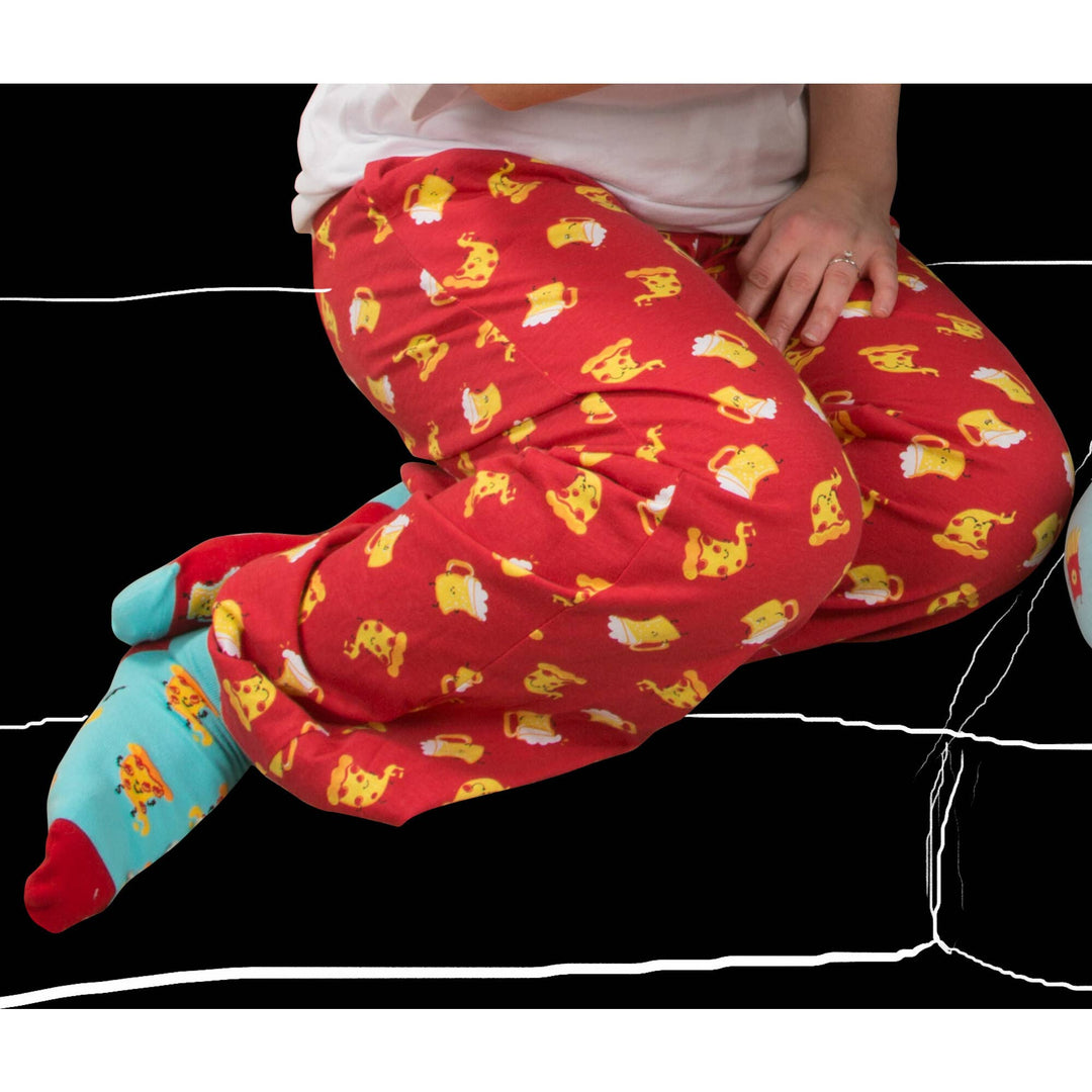 Beer and Pizza - M/L Unisex Sock
