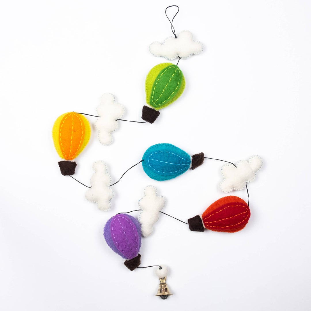 Felt Garland - Hot Air Balloon