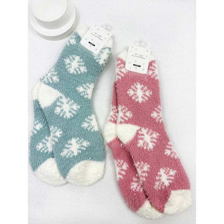 Cozy SnowFlake Design Winter Socks