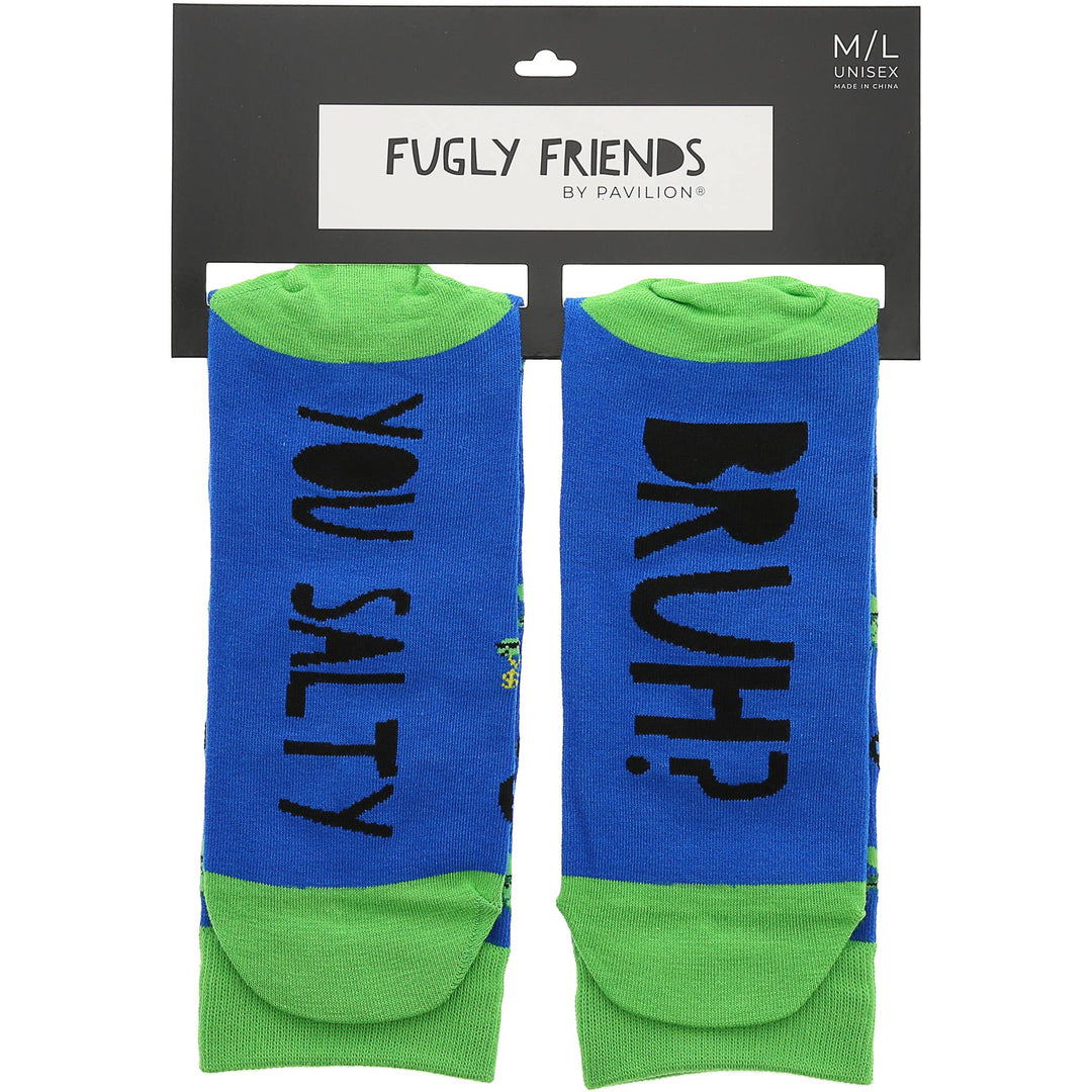 Salty Bruh - S/M Unisex Cotton Blend Sock