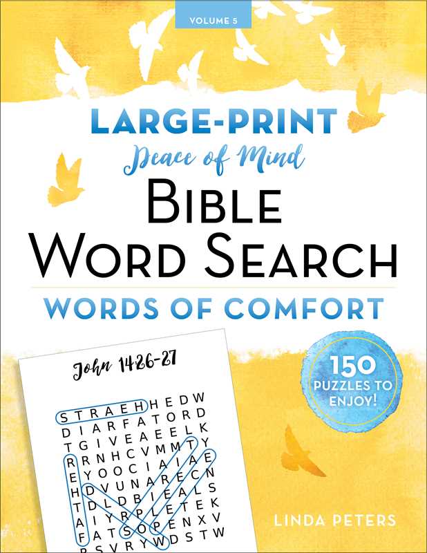 Peace of Mind Bible Word Search: Words of Comfort by Linda Peters