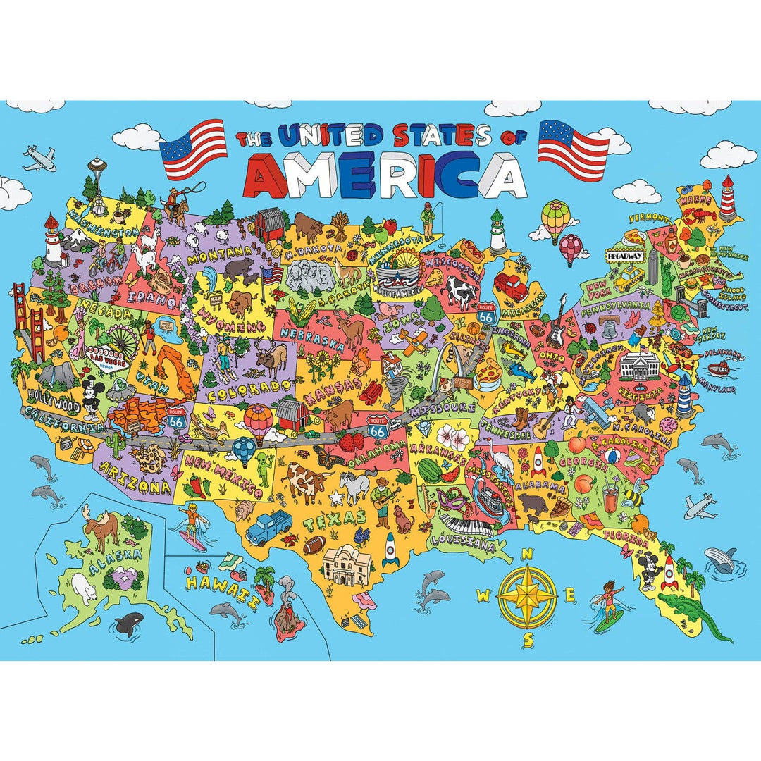 101 Things to Spot in the USA 100 Piece Kids Puzzle
