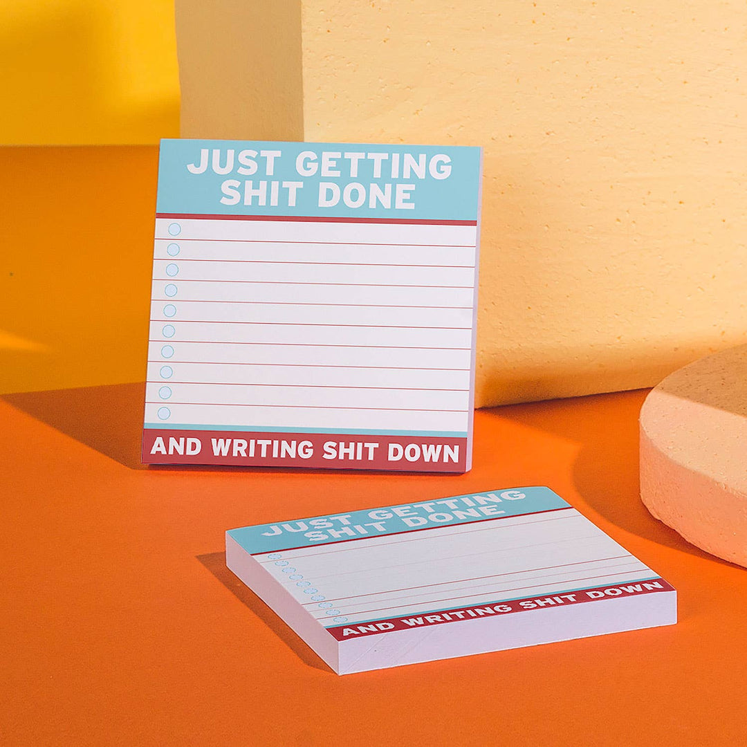 Getting Shit Done Large Sticky Notes (4 x 4-inches)