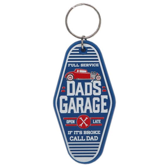 Dad's Garage Keychain