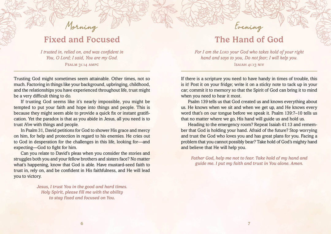 Daily Devotions for Women Morning and Evening Edition