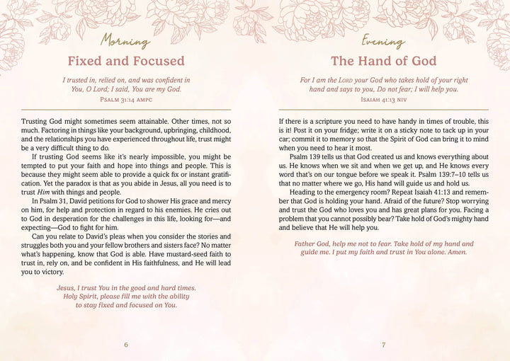Daily Devotions for Women Morning and Evening Edition