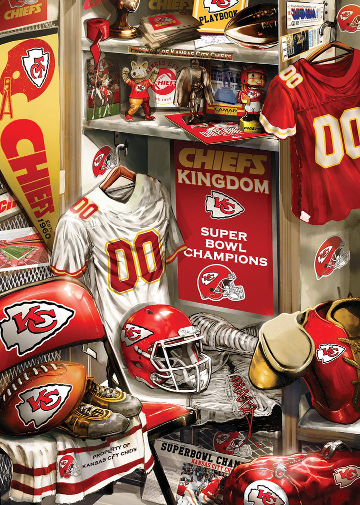Kansas City Chiefs - Locker Room 500 Piece Puzzle