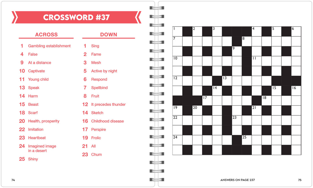 Brain Boosters - Large Print Crosswords