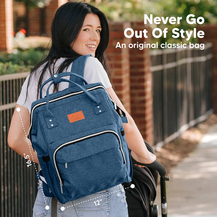 Original Diaper Bag Backpack, Baby Bags with Changing Pad