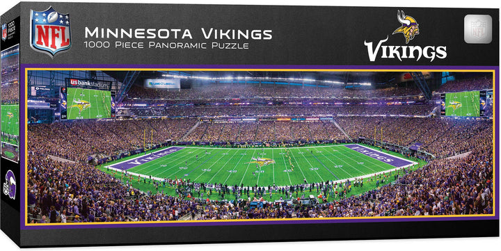 Minnesota Vikings - 1000 Piece Panoramic Puzzle