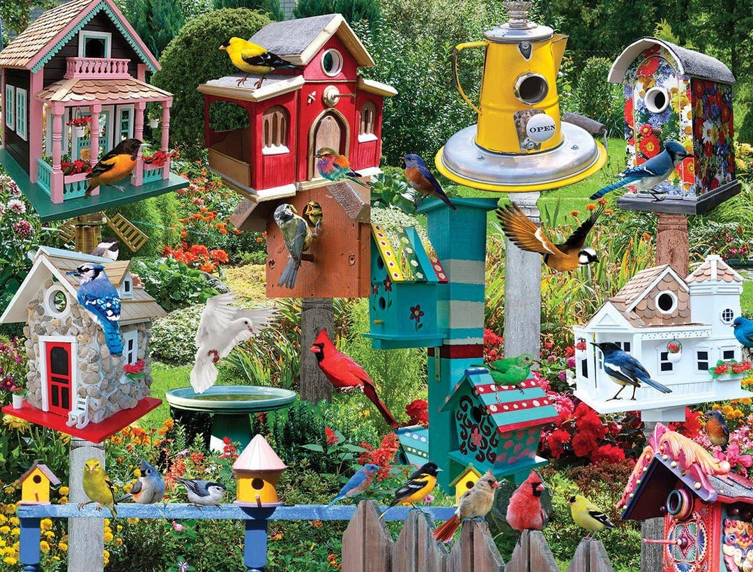 Birdhouse Village (1137pz) - 500 Piece Jigsaw Puzzle