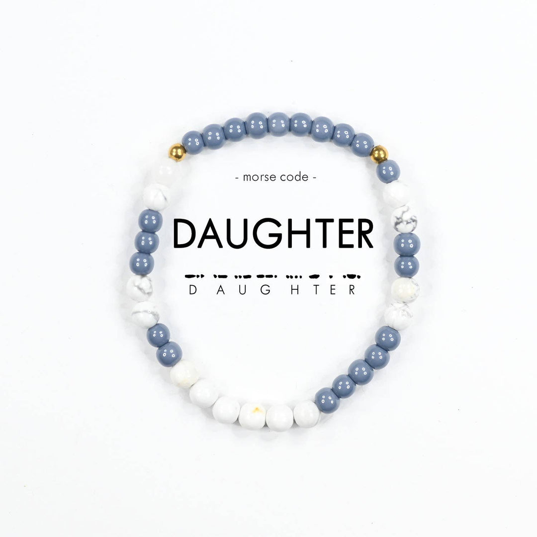 MINI Kids Morse Code Bracelet | DAUGHTER